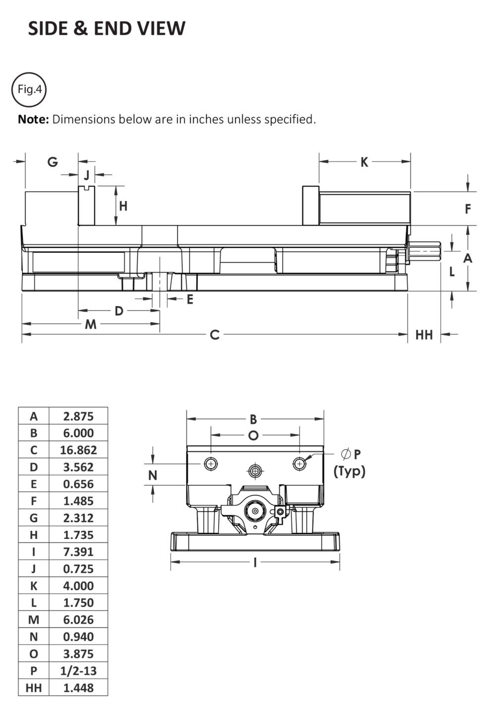 Kurt Workholding DX6 Crossover Milling Vise 6" Jaw and Open 9"