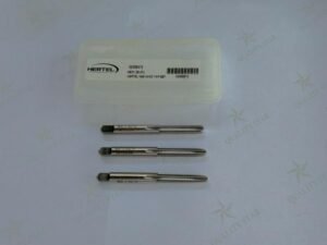 Hertel M6X1  6mm 3pcs Hand Tap Set Taper Plug and Bottoming Taps 4 Flute HSS USA