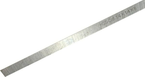 Square Tool Bit 1/4 X 8  M35 5% Cobalt Extra Long - Image 3