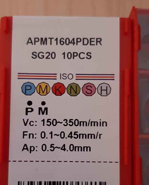 10pcs Carbide Insert APMT 1604PDER w/2" Indexable Tool Face Milling Shoulder 90 - Image 5