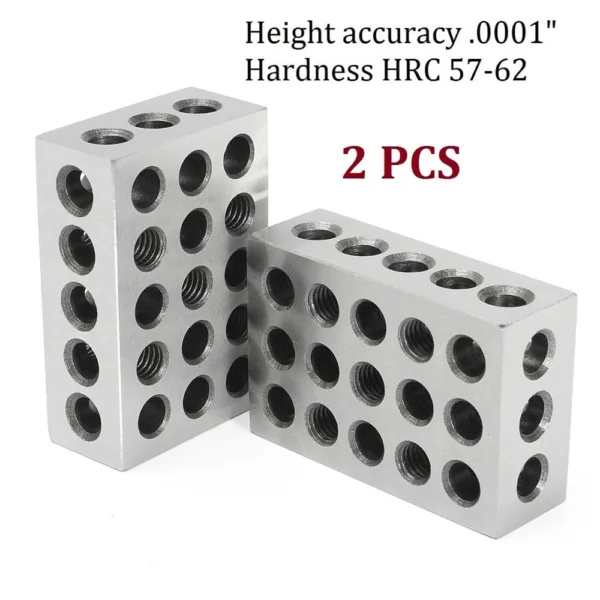 Matched Pairs Ultra Precision 1-2-3 123 Block Set 23 Hole 0.0001" - Image 2