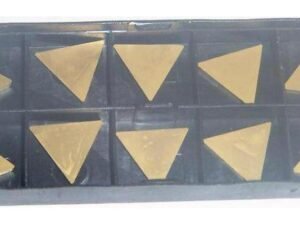 10 pcs TPG-322 Carbide Insert Turning Milling C5 Steel Grade TiN Coated Made in USA