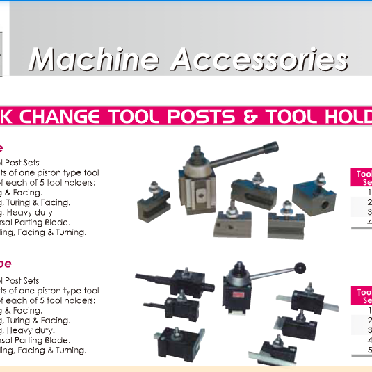 Catalog Metalworking Tool