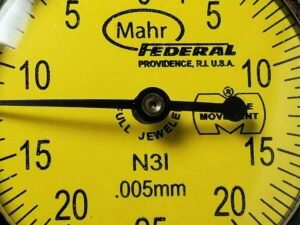 Mahr Federal Metric Dial Indicator 0-25-0 .005mm N31 New in an open box