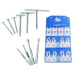 35 pc Telescoping 5/16 - 6 in, Small Hole and Radius Gage Set Stainless Steel