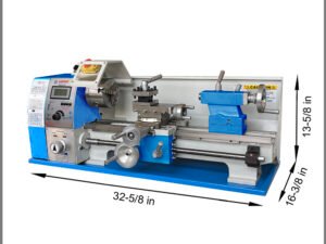 8" x 15" Bench top metal lathe bench Weiss Machinery WBL210 Brushless Motor