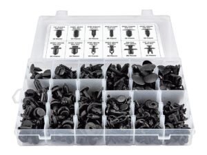 240 Pieces Car Bumper Body Automotive Plastic Fastener Clic