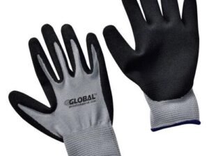 Ultra-Grip Foam Nitrile Coated Gloves, Gray/Black, X-Large, Lot of 12