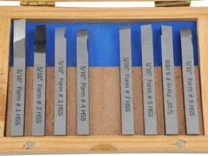 5/16 X 3-1/8  8 Pieces HSS M-2 Lathe Turning Tool Bit Set
