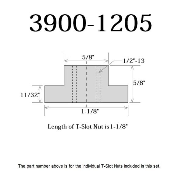 58 pcs Clamping Kit Milling Machine Steel 5/8" T-Slot with 1/2-13 Studs - Image 7