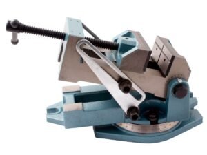 Premium 6" Angle Drill Press Vise with Swivel Base - Precision Machining, Heavy-Duty Construction - Ideal for Woodworking and Metalworking Projects