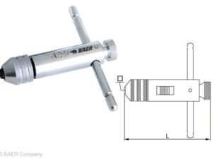 BAER Short Tap Holder with Ratchet M 3-10 | 1/8-3/8 491625001