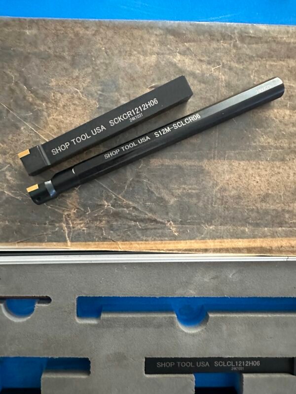12mm 7pc Premium Turning Tool Set with Indexable Inserts CCMT - Image 4