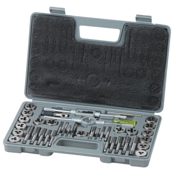 40-Piece SAE All-in-One Tap & Die Set with wrench