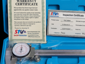STU-SHOPTOOLUSA dial caliper inch metric dial