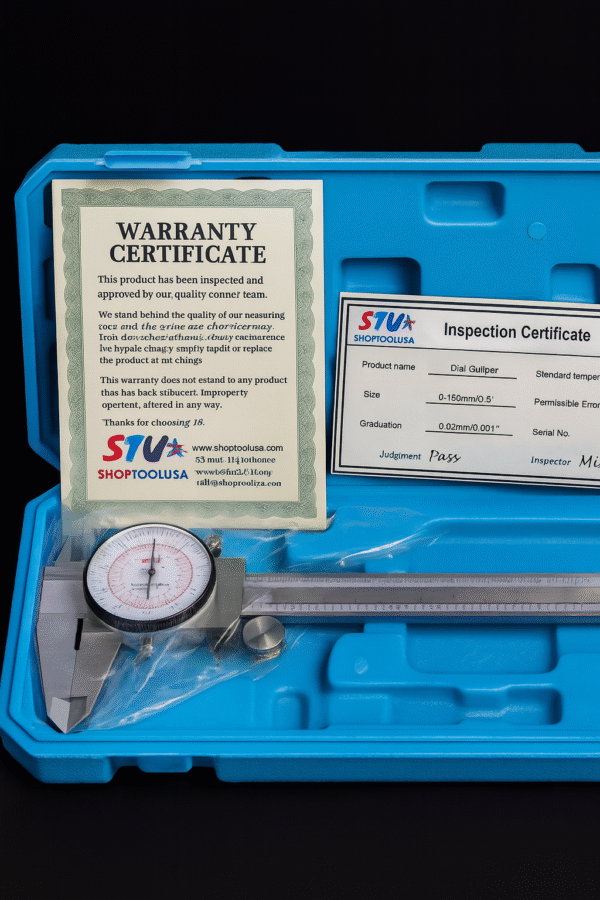 STU-SHOPTOOLUSA dial caliper inch metric dial