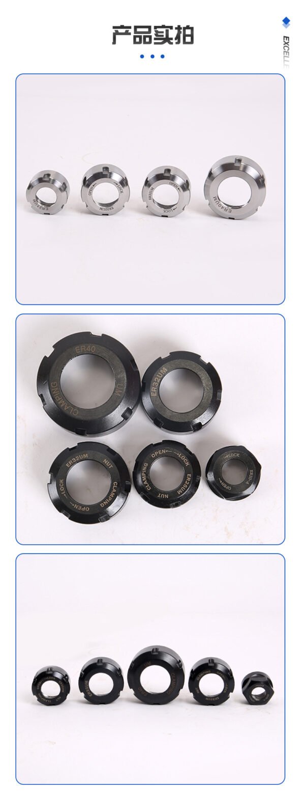 ER40 Collet Nut Replacement for BT40 & CAT40 Spindles - Image 3