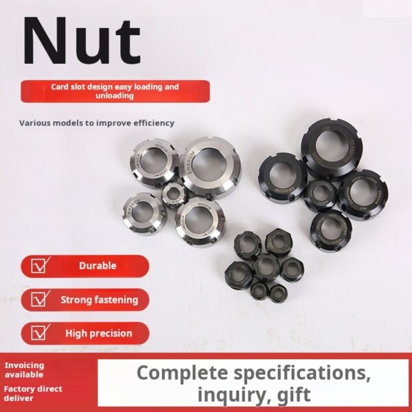 ER40 Collet Nut Replacement for BT40 & CAT40 Spindles