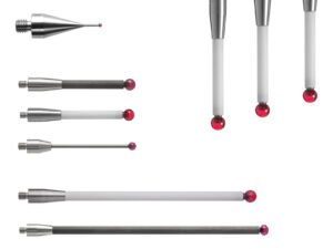M4 Thread CNC Probe Stylus  0.5mm and 1.0mm Ruby Ball Variants  Renishaw Compatible