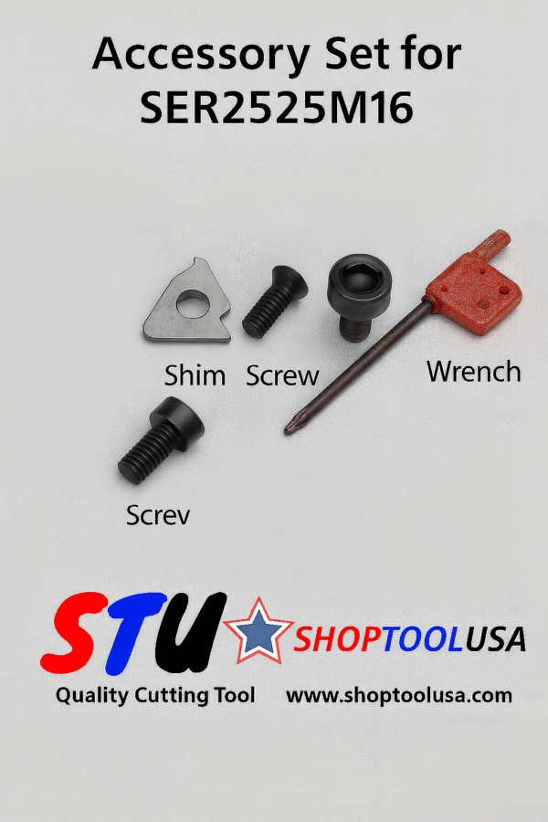 SER2525M16 Accesory set tool holder turning