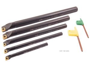 5 PIECE SCLCR INDEXABLE BORING BAR SET (5/16-3/8-1/2-5/8 & 3/4 INCH) (1001-0023)