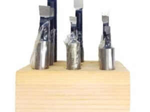 3/8 INCH SHANK 8 PIECE SOLID COBALT BORING BARS (1001-0033)