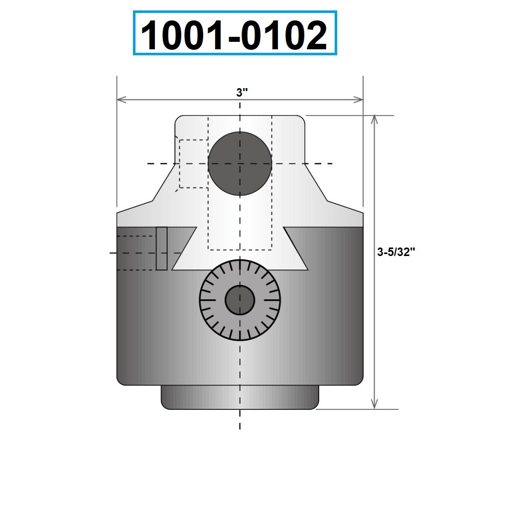 3 INCH BORING HEAD (1-1/2~18) (1001-0102) - Image 5