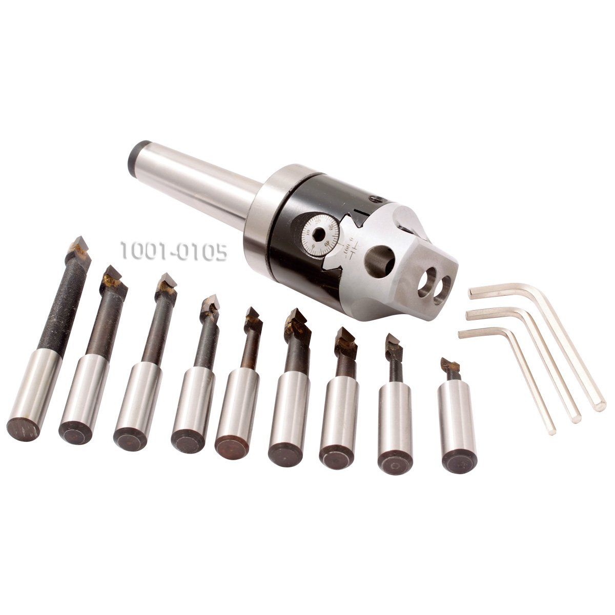 3 PIECE BORING TOOL SET (2 INCH HEAD & MT3 & 1/2 INCH) (1001-0105) - Image 3