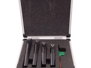 4 PIECE 1/2 INCH ROUND SHANK INDEXABLE BORING BAR SET (1001-0704)