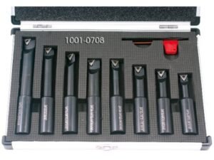 8 PIECE 3/4 INCH ROUND SHANK INDEXABLE BORING BAR SET M2.5- 6 (1001-0708)