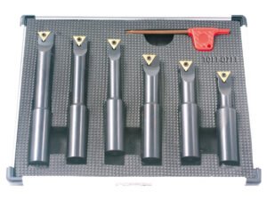 PRO SERIES 6 PIECE 5/8 INCH ROUND SHANK INDEXABLE BORING BAR SET (1001-0711)
