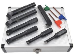 7 PIECE 18MM INCH ROUND SHANK INDEXABLE BORING BAR SET (1001-0718)