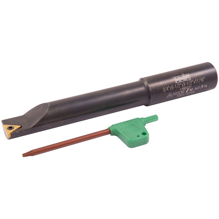 3/4 ROUND SHANK (5-1/2 LENGTH) INDEXABLE BORING BAR (1001-0785)