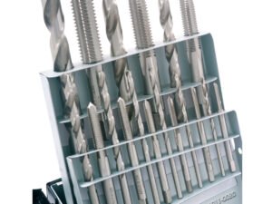 18 PIECE MM TAP & DRILL COMBO SET(M2.5-M12) (1011-0020)