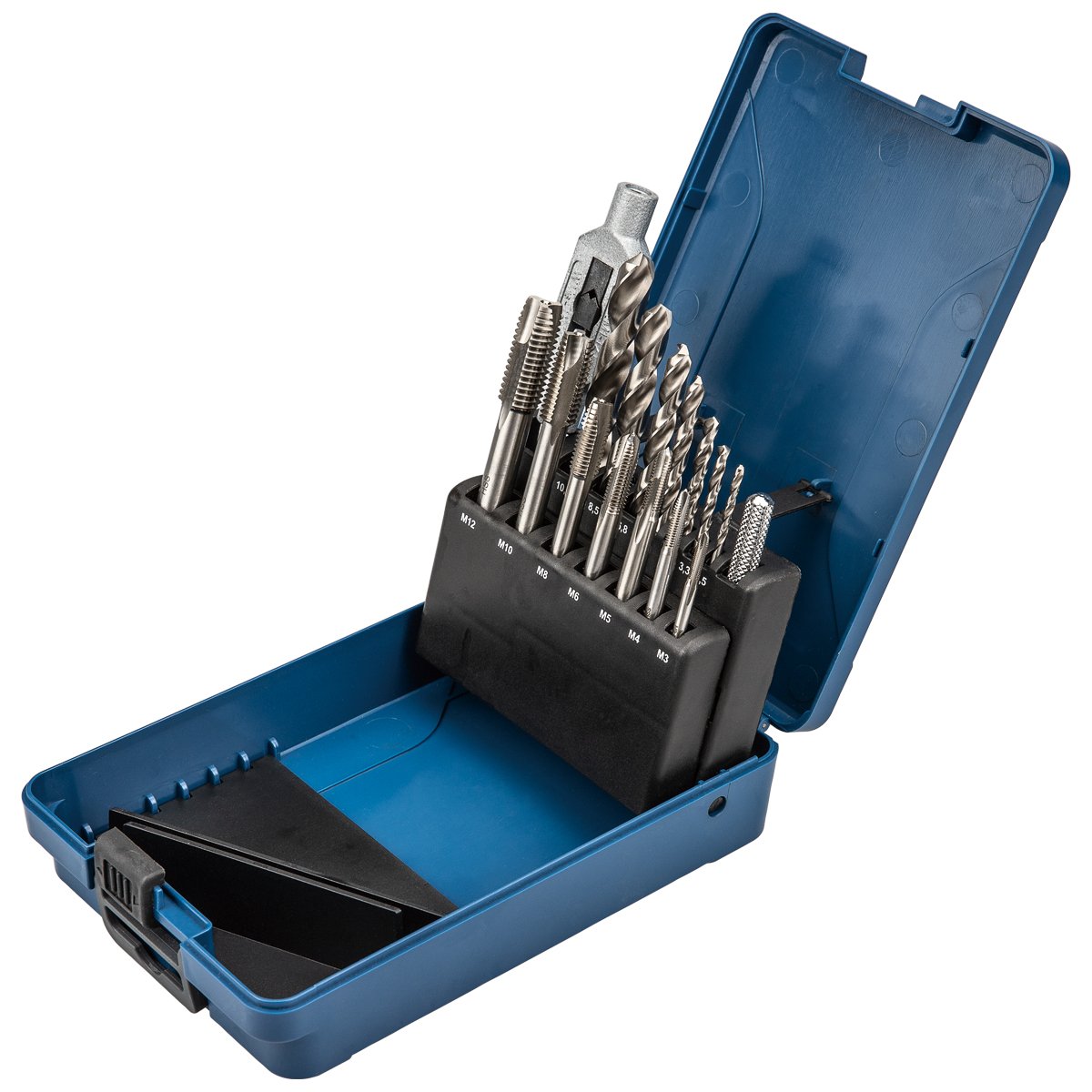 HARLINGEN 15PC MM TAP & DRILL COMBO SET(M3-M12) (1011-0030)