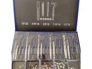 1/4-20 ~1/2-13 COARSE PITCH 132PC SS MASTER THREAD REPAIR KIT (1011-0055)