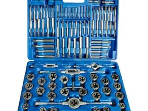 110 PIECE (#4-3/4 INCH &M6-18) CARBON STEEL TAP & DIE SET (1011-0111)
