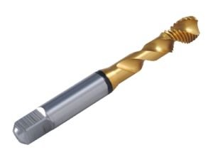 M6-1.0 D5 TIN 35 DEGREE METRIC SPIRAL FLUTE TAP (DIN371) (1011-7756)