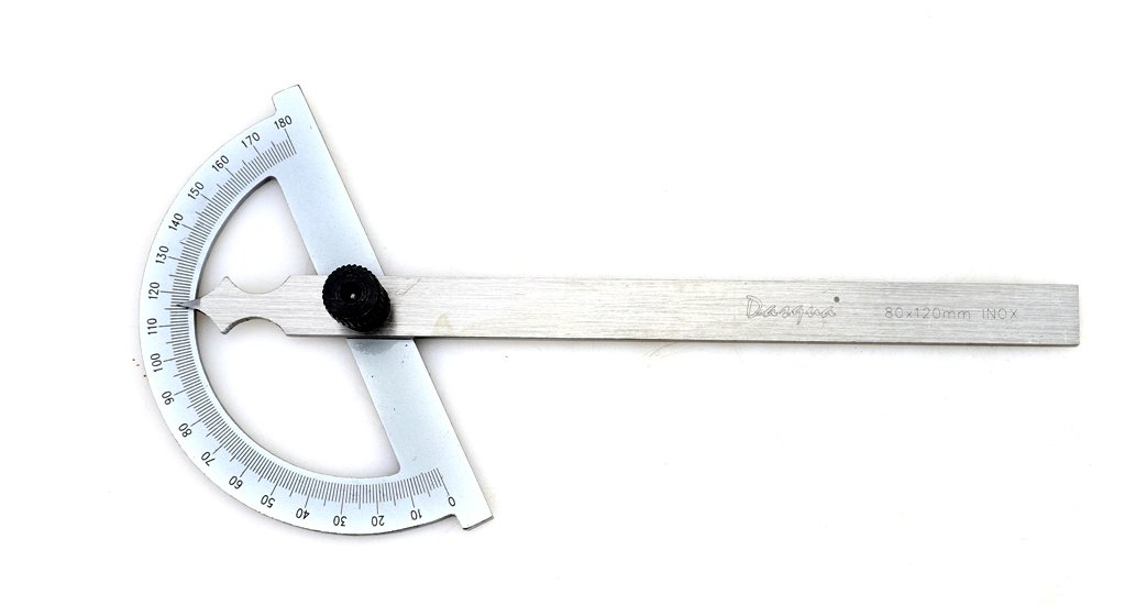 DASQUA 80/120MM OPEN HEAD PROTRACTOR (1012-1005) - Image 3