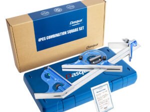 DASQUA 300MM/12 INCH 0-180 DEGREES 4 PIECE COMBINATION SQUARE SET-4R RULER (1012-2020)