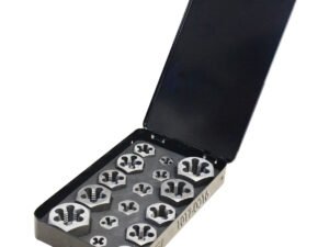 16 PIECE HEXAGON RETHREADING DIE SET(1/4-3/4 IN) (1017-0016)