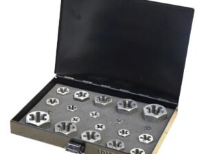 20 PIECE HEXAGON RETHREADING DIE SET(1/4-7/8..IN) (1017-0020)