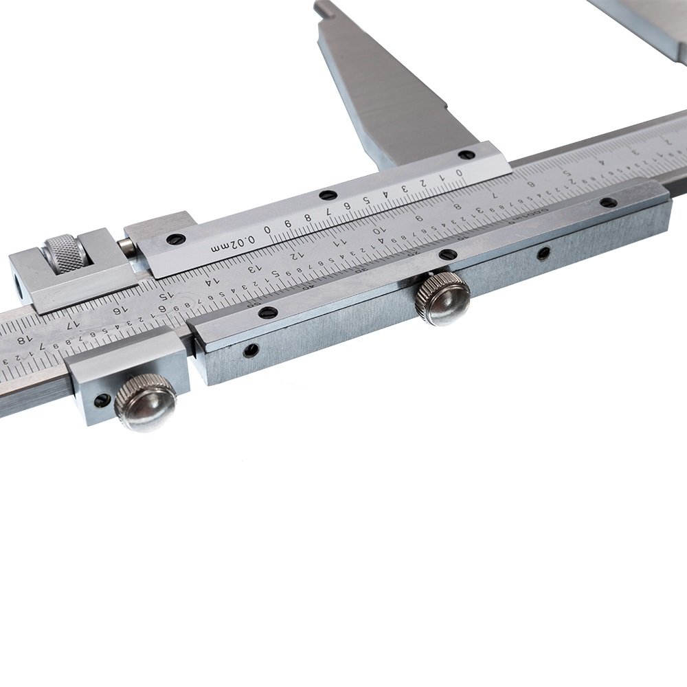 DASQUA 0-600MM/0-24 INCH JAW LENGTH 100MMVERNIER CALIPER WITH FINE ADJUSTMENT (1300-0010) - Image 4