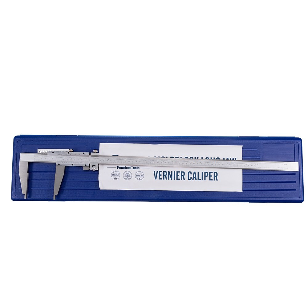 DASQUA 0-600MM/0-24 INCH JAW LENGTH 100MMVERNIER CALIPER WITH FINE ADJUSTMENT (1300-0010)
