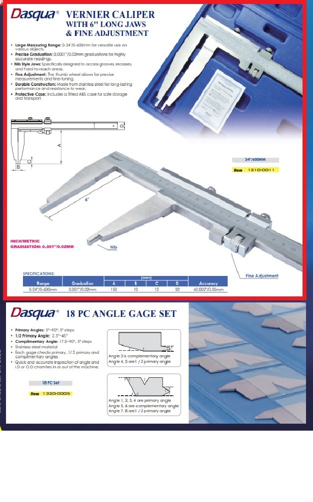 24 INCH/600MM LONG JAW 6IN VERNIER CALIPER (1310-0011) - Image 4