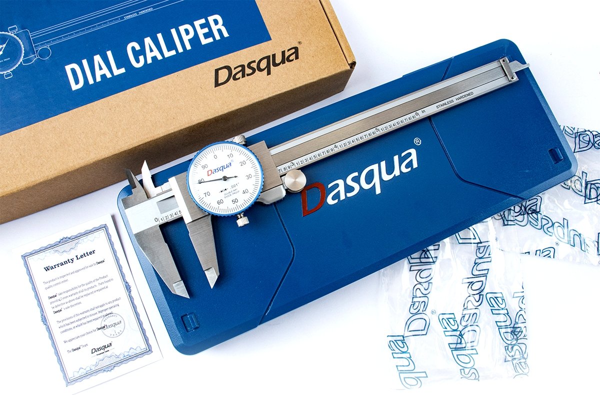 DASQUA 0-6 INCH MACHINIST GRADE DIAL CALIPER (1332-4110)