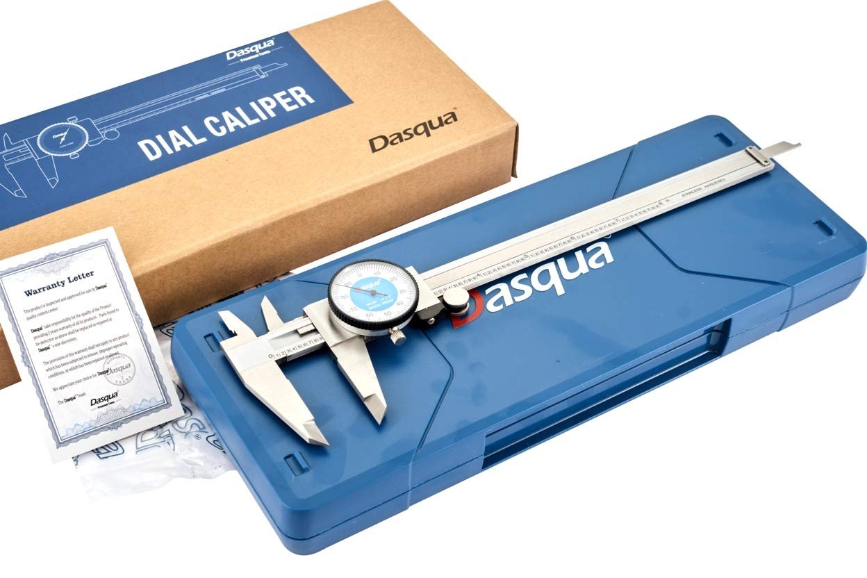 DASQUA 0-8 INCH MACHINIST GRADE DIAL CALIPER (1332-4115)