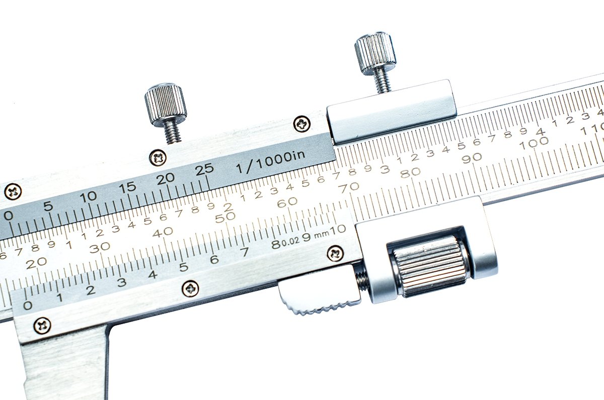 DASQUA 0-150MM / 0-6 INCH STAINLESS STEEL VERNIER CALIPER WITH FINE ADJUST (1490-7005) - Image 3
