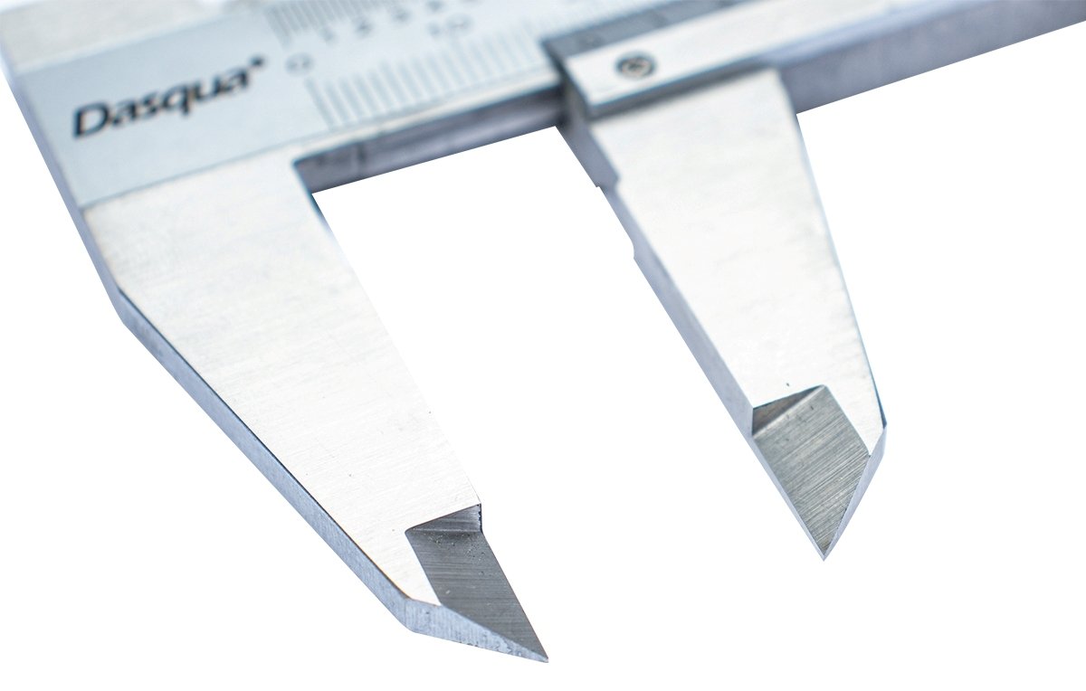 DASQUA 0-150MM / 0-6 INCH STAINLESS STEEL VERNIER CALIPER WITH FINE ADJUST (1490-7005) - Image 5