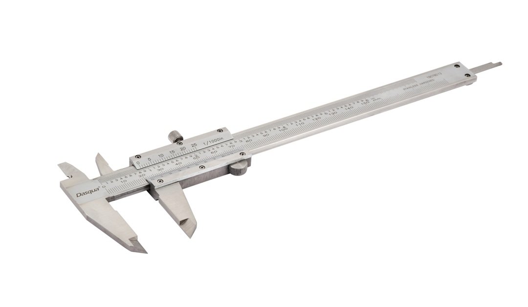 DASQUA 0-150MM / 0-6 INCH STAINLESS STEEL VERNIER CALIPER (1550-2005) - Image 3